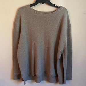 Jenni Kayne Crew Neck Sweater Taupe 1X